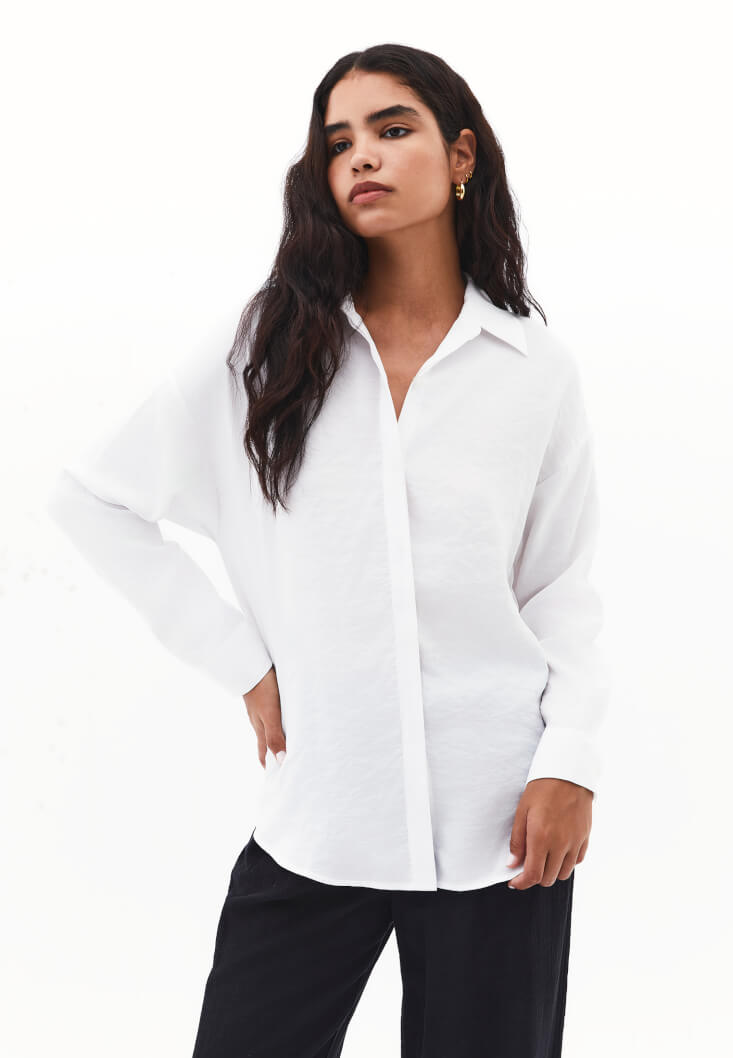 Bej Loose-Fit Blazer Ceket